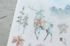 MU Print-On Sticker 2s 101-White Christmas Snow