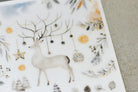 MU Print-On Sticker 2s 102-Silver White Christmas