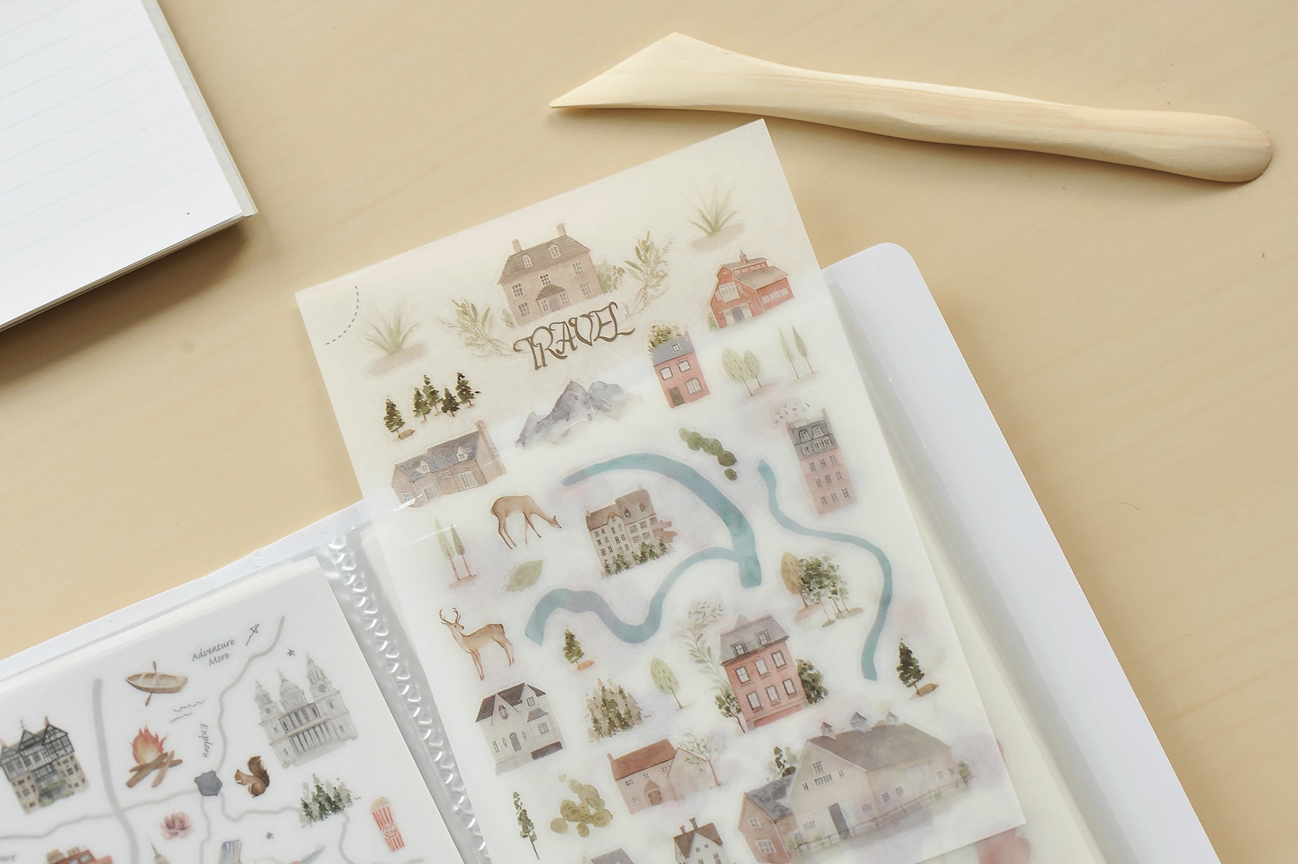 MU Sticker Sheet Folder Yellow