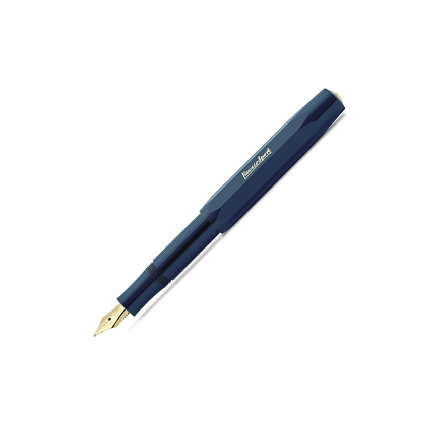 KAWECO Classic Sport Navy Fountain Pen-Fine Default Title