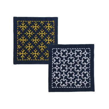 OLYMPUS Sashiko Coaster Kit #SK-300 10x10cm