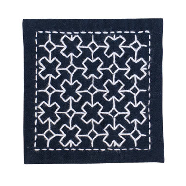 OLYMPUS Sashiko Coaster Kit #SK-300 10x10cm