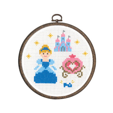 OLYMPUS Cross Stitch Kit 15.5x15.5cm Cinderella