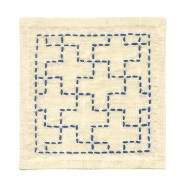 OLYMPUS Sashiko Coaster Kit #264 10x10cm