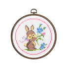 OLYMPUS Cross Stitch Kit Rabbit & Flower