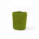 CLAIREFONTAINE Hedera Raffia Pot 7x9.5cm Pistachio Green/Natural