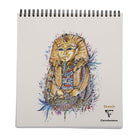 CLAIREFONTAINE Sketch Wirebound Pad 90g 60s 21x21cm Tutankhamun Default Title