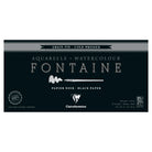 CLAIREFONTAINE Fontaine 4 Sides Cold Pressed 300g Black 26x36cm 15s Default Title