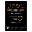 CLAIREFONTAINE Etival Cold Pressed 300g Black A3 15s 2Grain Default Title