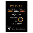 CLAIREFONTAINE Etival Cold Pressed 300g Black A2 15s 2Grain