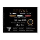 CLAIREFONTAINE Etival Wirebound Cold Pressed 300g Black 36x48cm 12s 2 Default Title