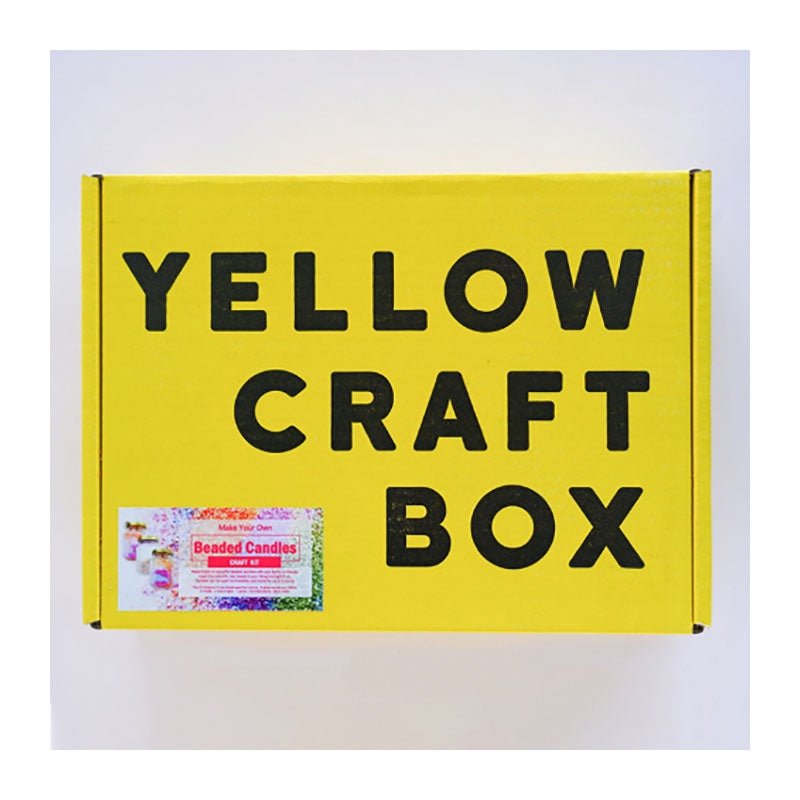 CRAFTIVITI Yellow Craft Box:Candle Beads Kit
