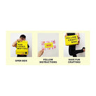 CRAFTIVITI Yellow Craft Box:Soap Bar-Strawberry+Cr