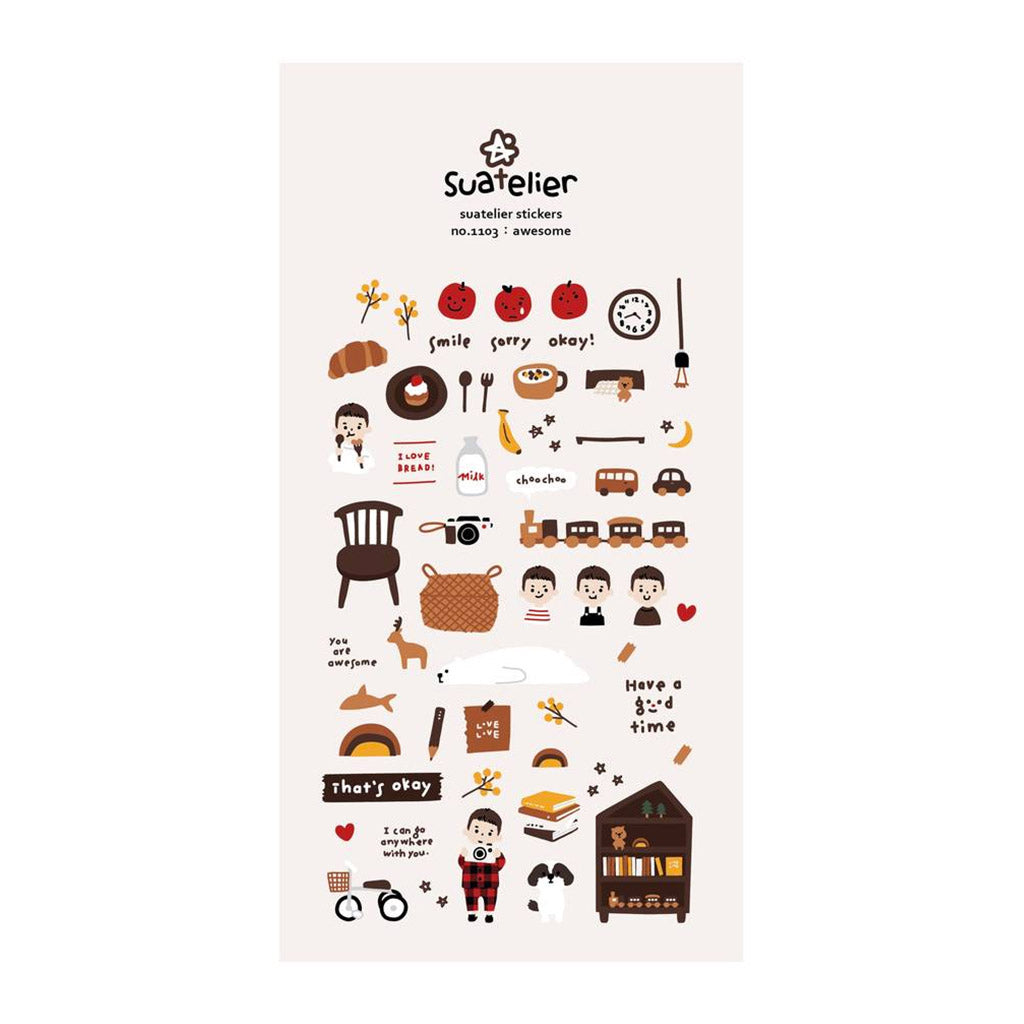 SUATELIER Stickers No.1103: Awesome