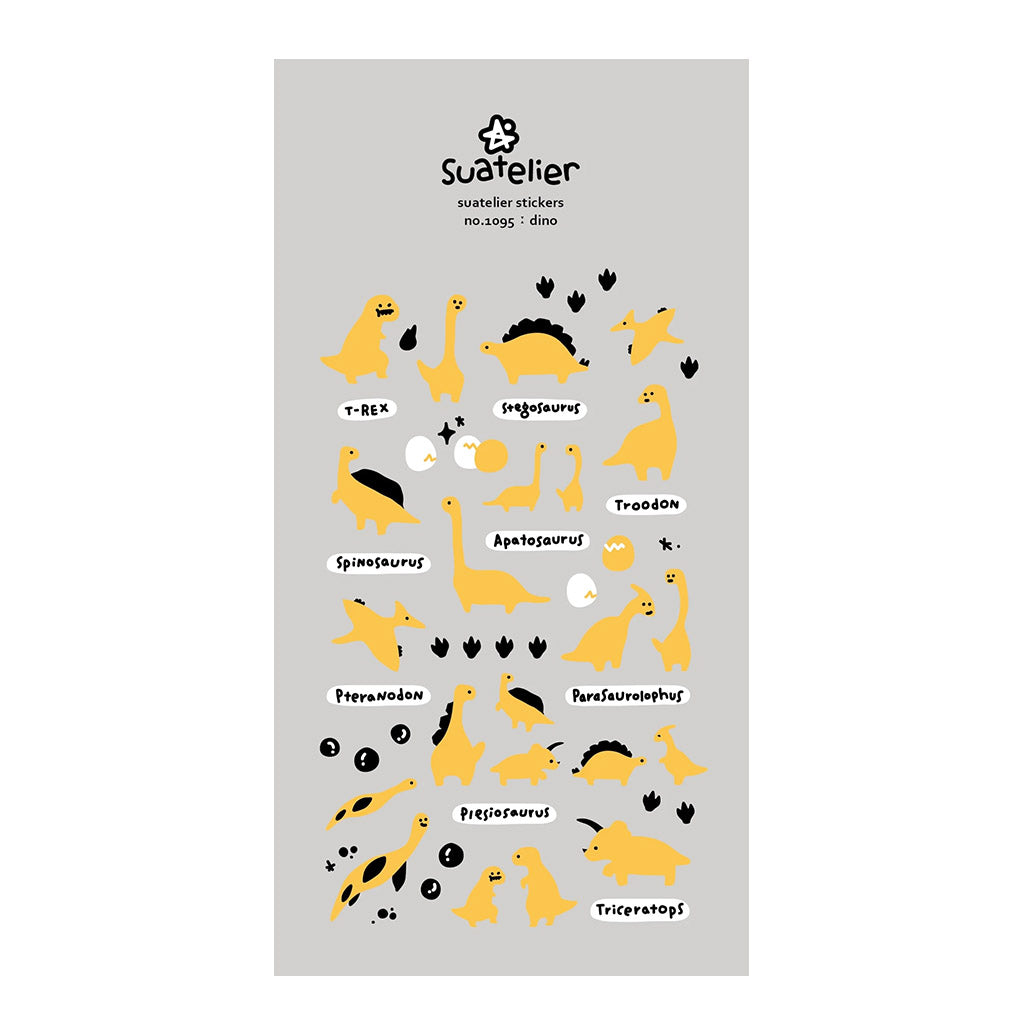 SUATELIER Stickers No.1095: Dino