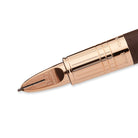 PARKER Ingenuity 5th Technology Pen Slim Brown Rubber with Pink Gold Trim