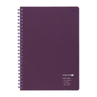 KOKUYO ME Soft Ring Notebook A5 5mm Grid 50s Chic Plum Default Title