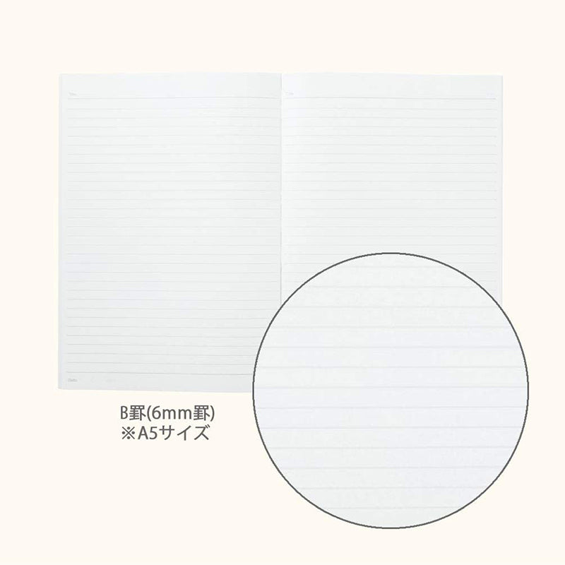 KOKUYO ME Notebook A5 Ruled Tofu White Default Title