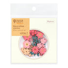 MIDORI Sticker PCM 2520 Decoration Flower Red