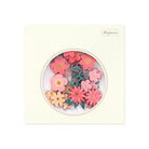 MIDORI Sticker PCM 2520 Decoration Flower Red
