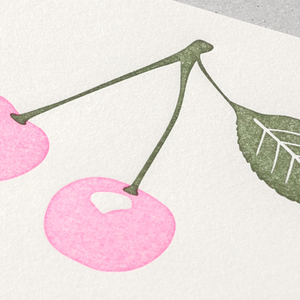 MIDORI Letterpress Letter Set 475 Cherry