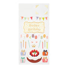 MIDORI Sticker PCM 2359 Title Birthday