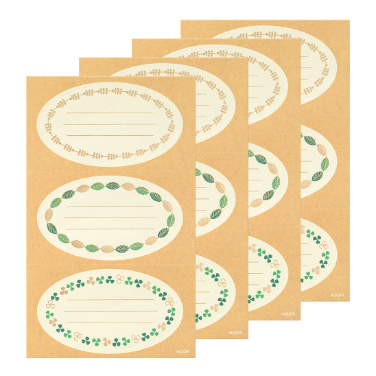 MIDORI Sticker PCM 2362 Title Label