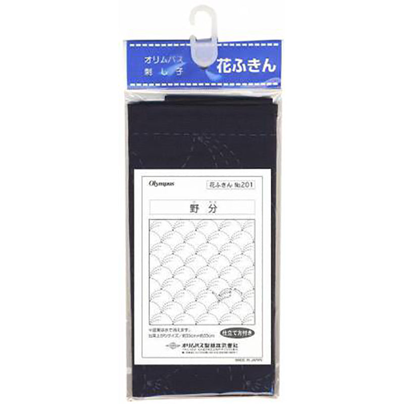 OLYMPUS Sashiko Stenciled Fabric 33x33cm NV #201