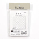 OLYMPUS Sashiko Stenciled Fabric 34x34cm WH #7