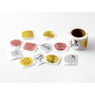 MIDORI Roll Sticker Message Metal Metallic