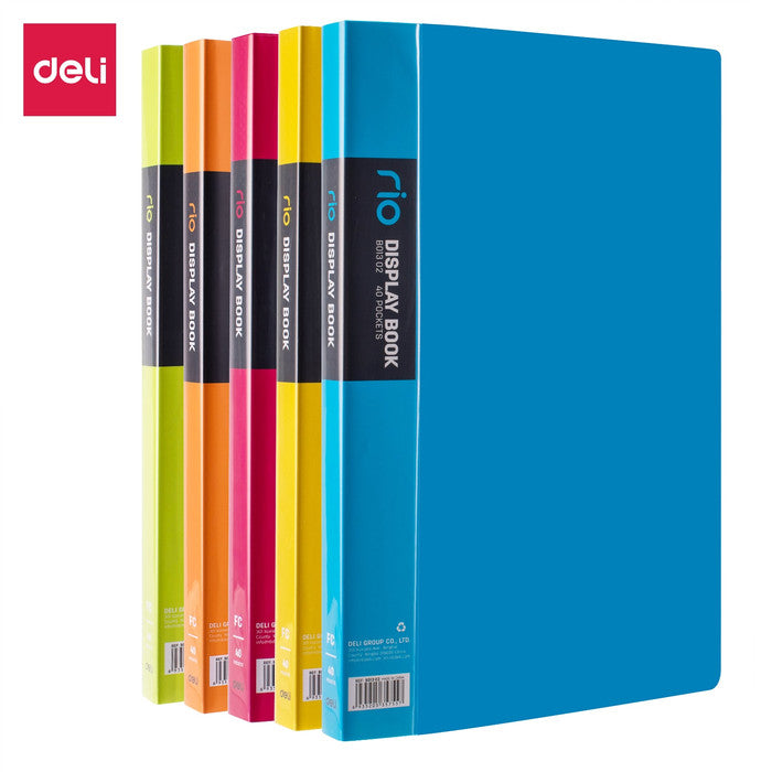 DELI rio Display Book B01302 FC 40 Pockets