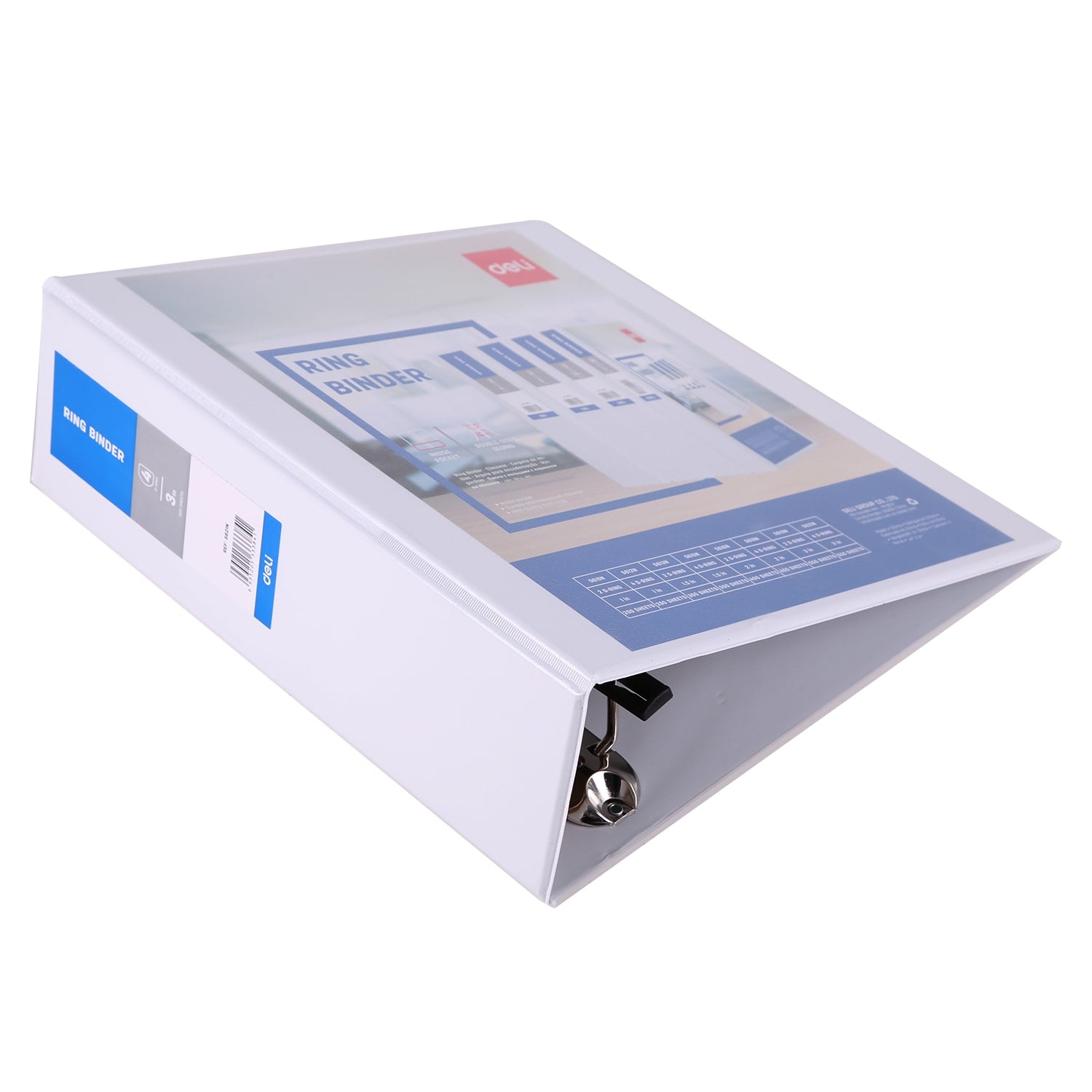 DELI Ring Binder E5621N 3 in 4- D Ring