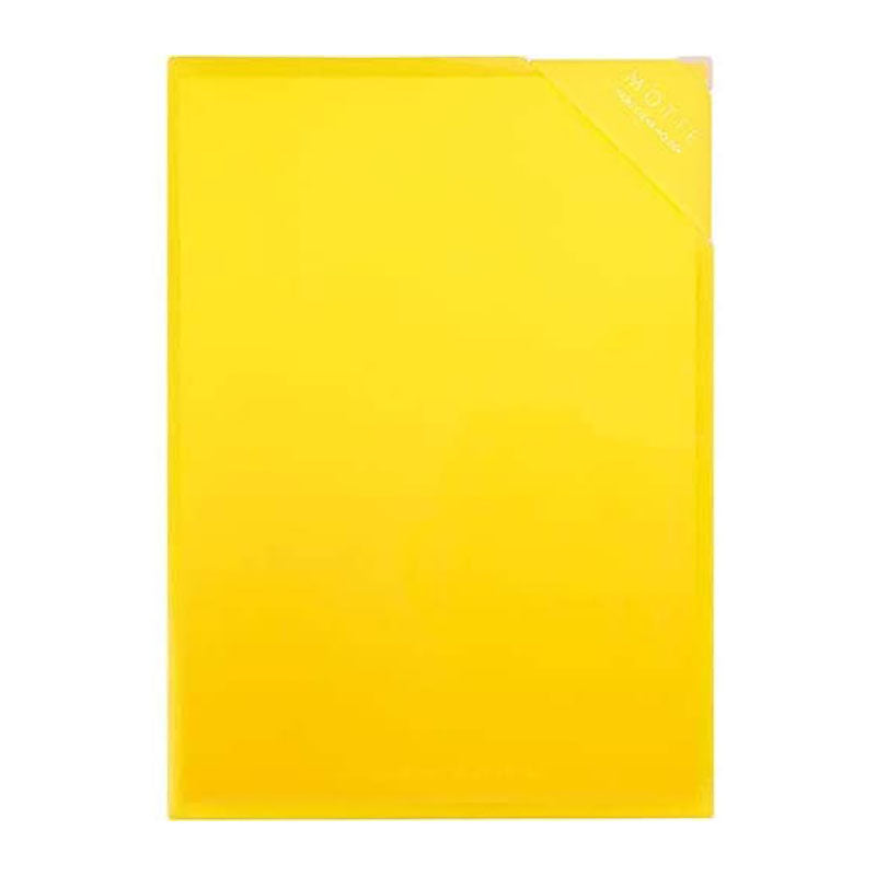 KOKUYO Motte Clear Holder A4 Yellow Default Title