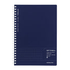 KOKUYO Soft Ring Biz Notebook A5 Dot Ruled 50sh Dark Blue