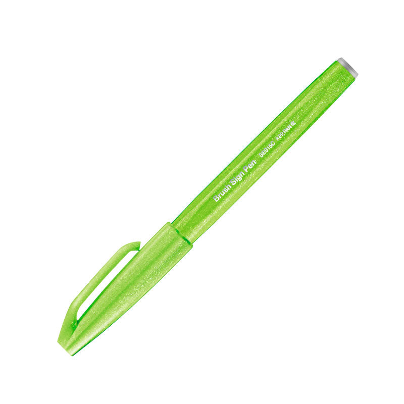 PENTEL Touch Brush Sign Pen-Light Green