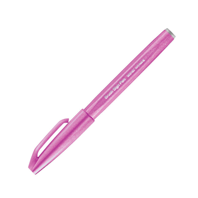 PENTEL Touch Brush Sign Pen-Pink Purple