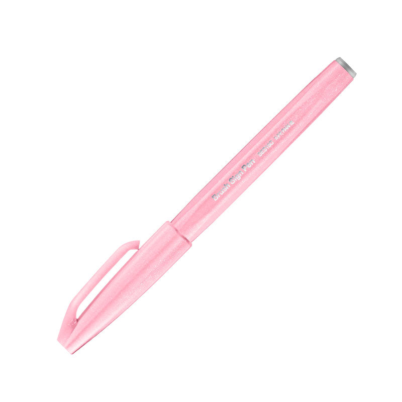 PENTEL Touch Brush Sign Pen-Pale Pink