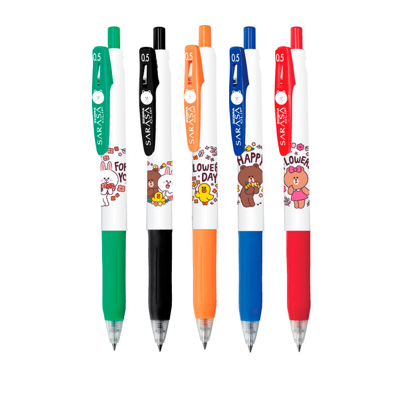 ZEBRA Sarasa Clip LE 0.5mm LINE 2 JJ15-LN2 5 Cols