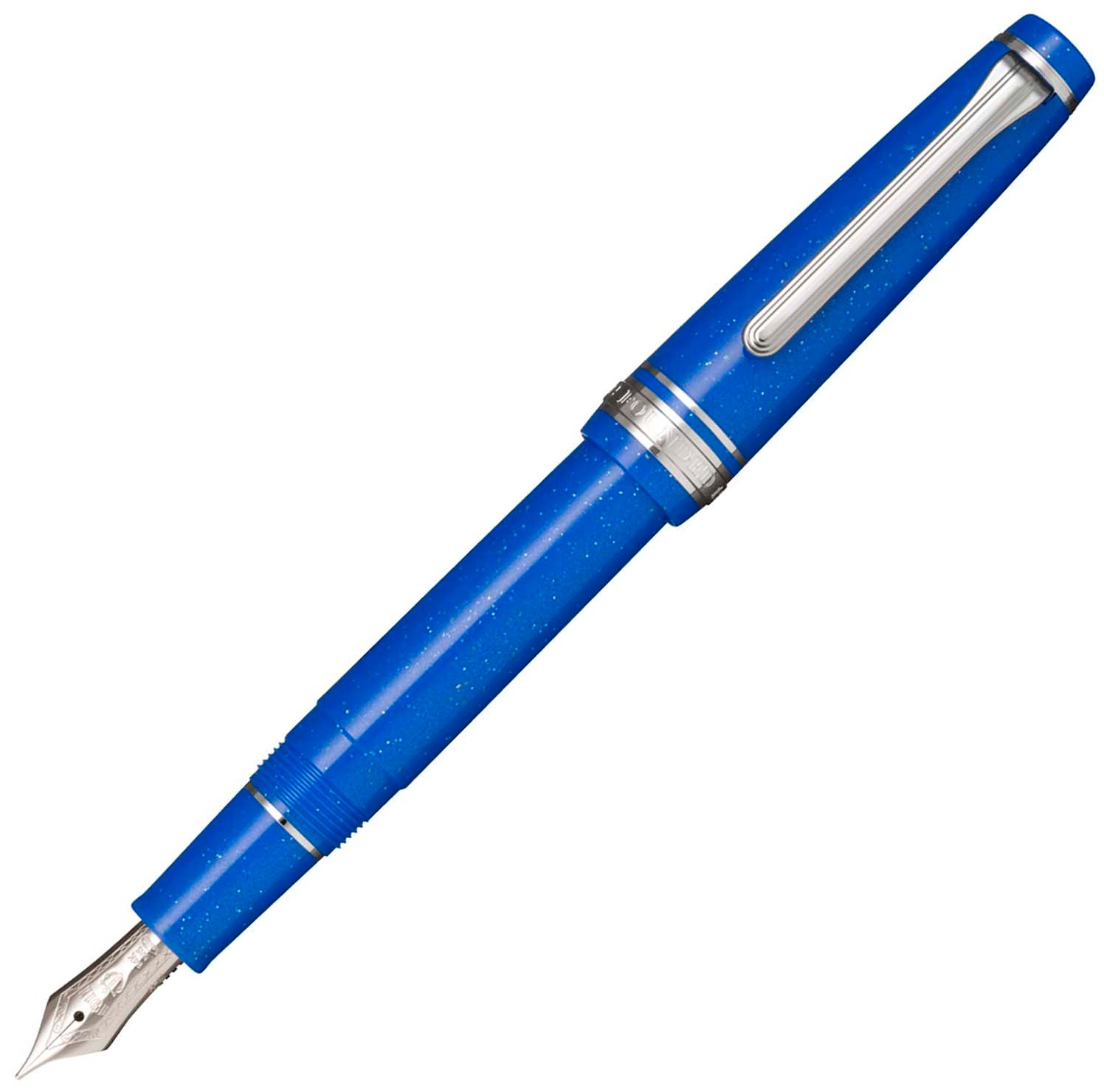 SAILOR Professional Gear Slim Fountain Pen-Broad Blue Dwarf 14k