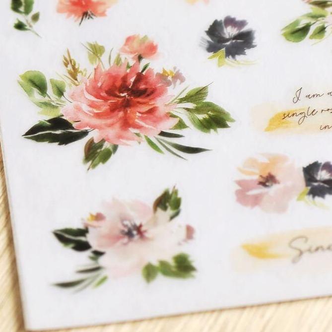 MU Print-On Sticker 2s 109-When The Flowers Bloom
