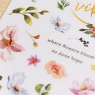 MU Print-On Sticker 2s 118-Dances Of Flowers