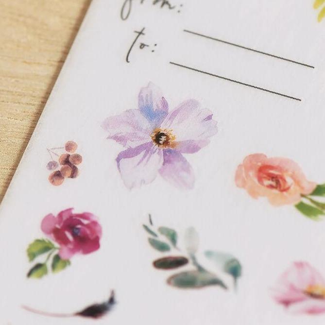 MU Print-On Sticker 2s 118-Dances Of Flowers
