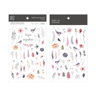 MU Print-On Sticker 2s 122-Cold Colours Of Flowers