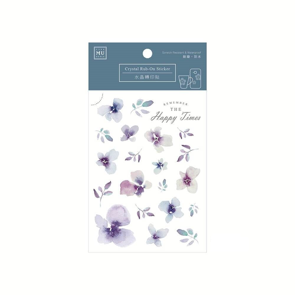 MU Crystal Print-On Sticker 002 Purple Lilac