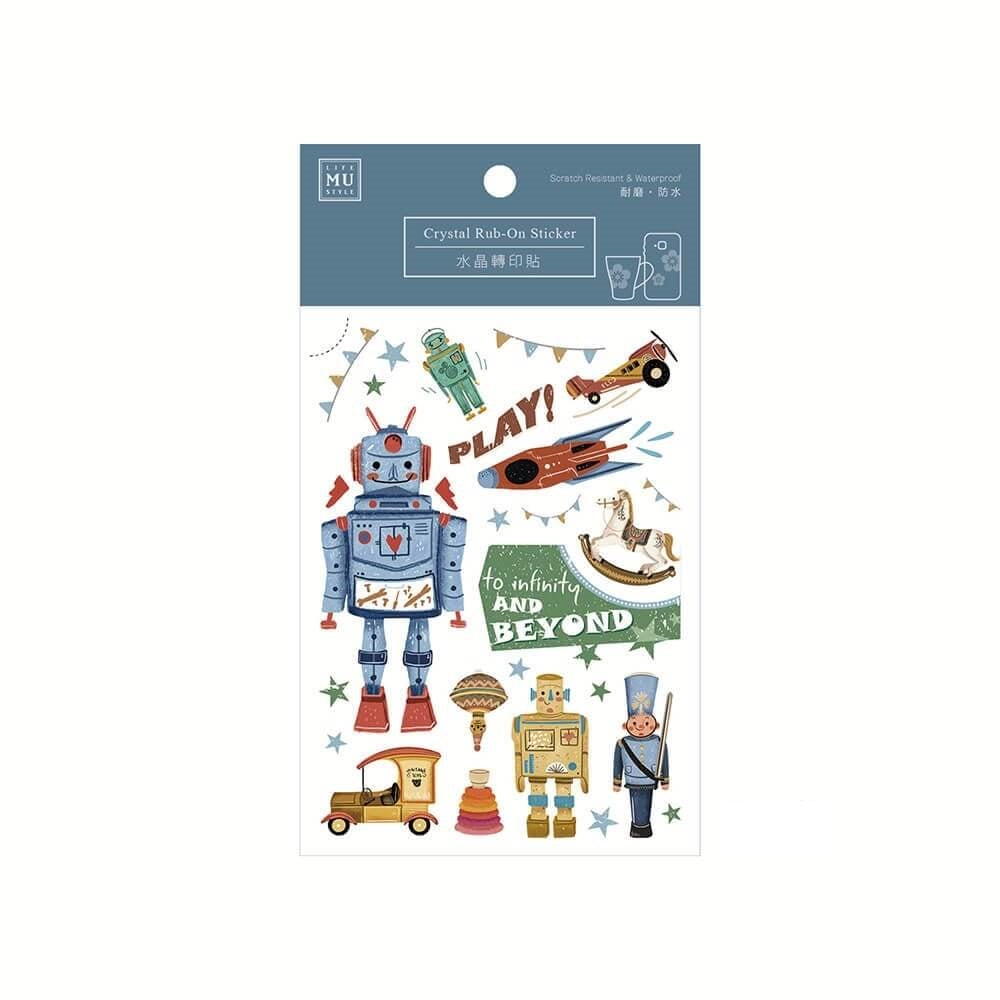 MU Crystal Print-On Sticker 012 Toy-land