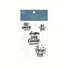 MU Crystal Print-On Sticker 016 Positive Vibes