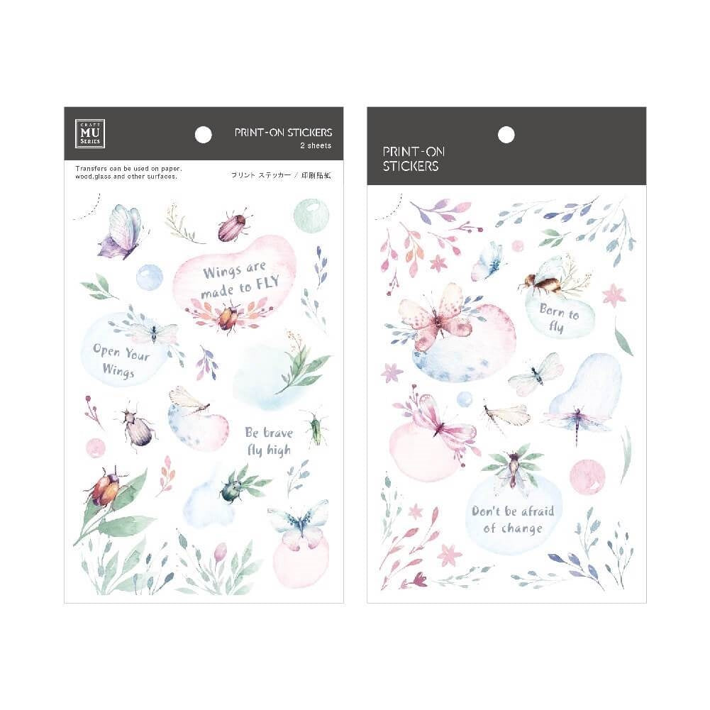 MU Print-On Sticker 2s 124-Spring Awaking