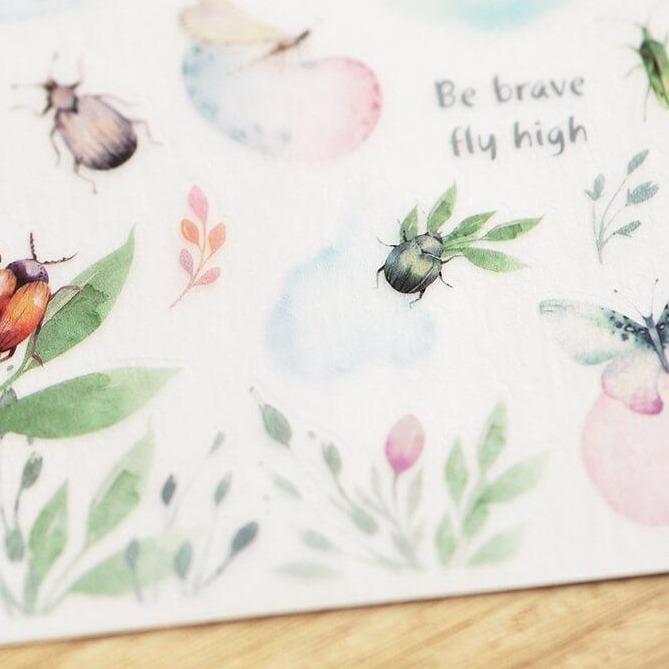 MU Print-On Sticker 2s 124-Spring Awaking