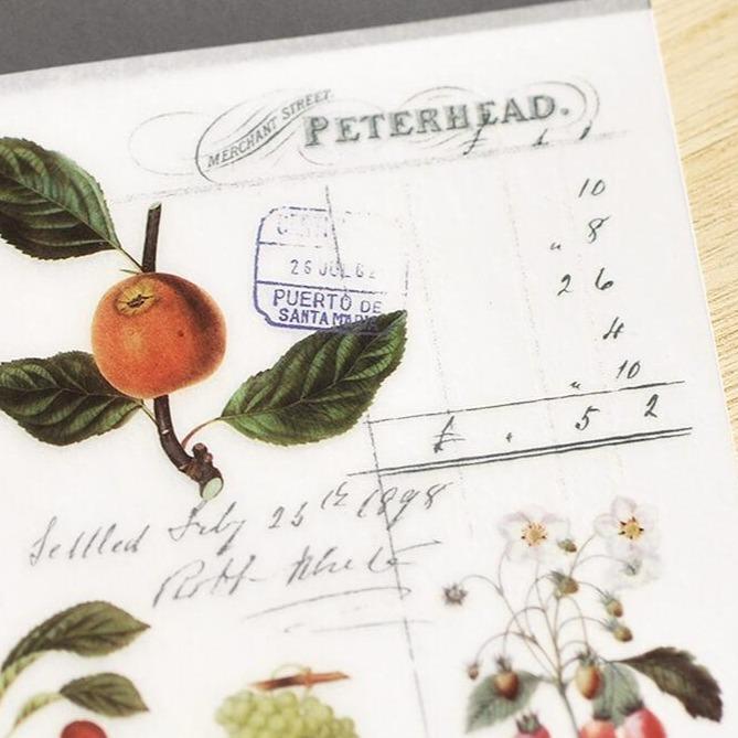 MU Print-On Sticker 2s 126-Fruit Label Collection