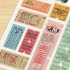 MU Print-On Sticker 2s 129-Traveler's Ticket Colle